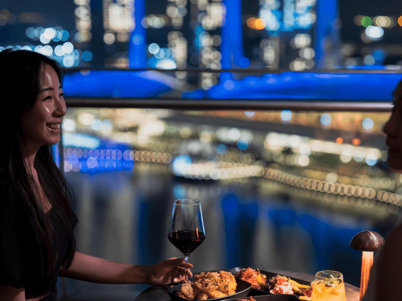 Dining with a Skyline View